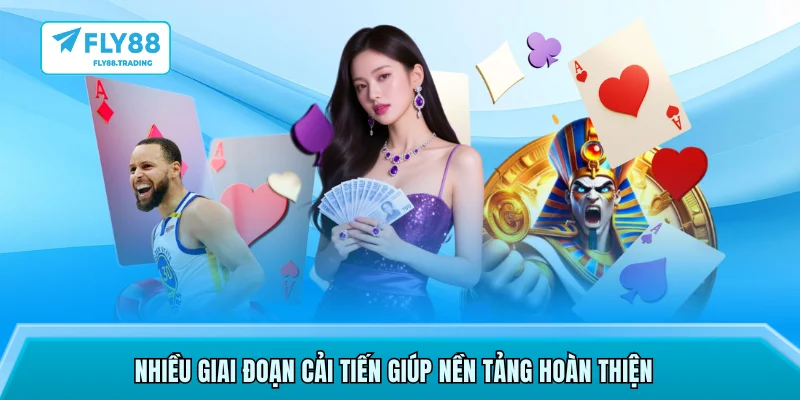 Nhiều giai đoạn cải tiến giúp nền tảng hoàn thiện